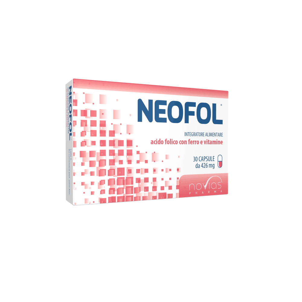 NEOFOL Integratore Alimentare con Acido Folico – 30 capsule