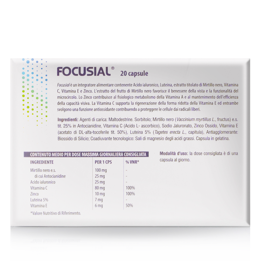 FOCUSIAL Integratore - 20 compresse